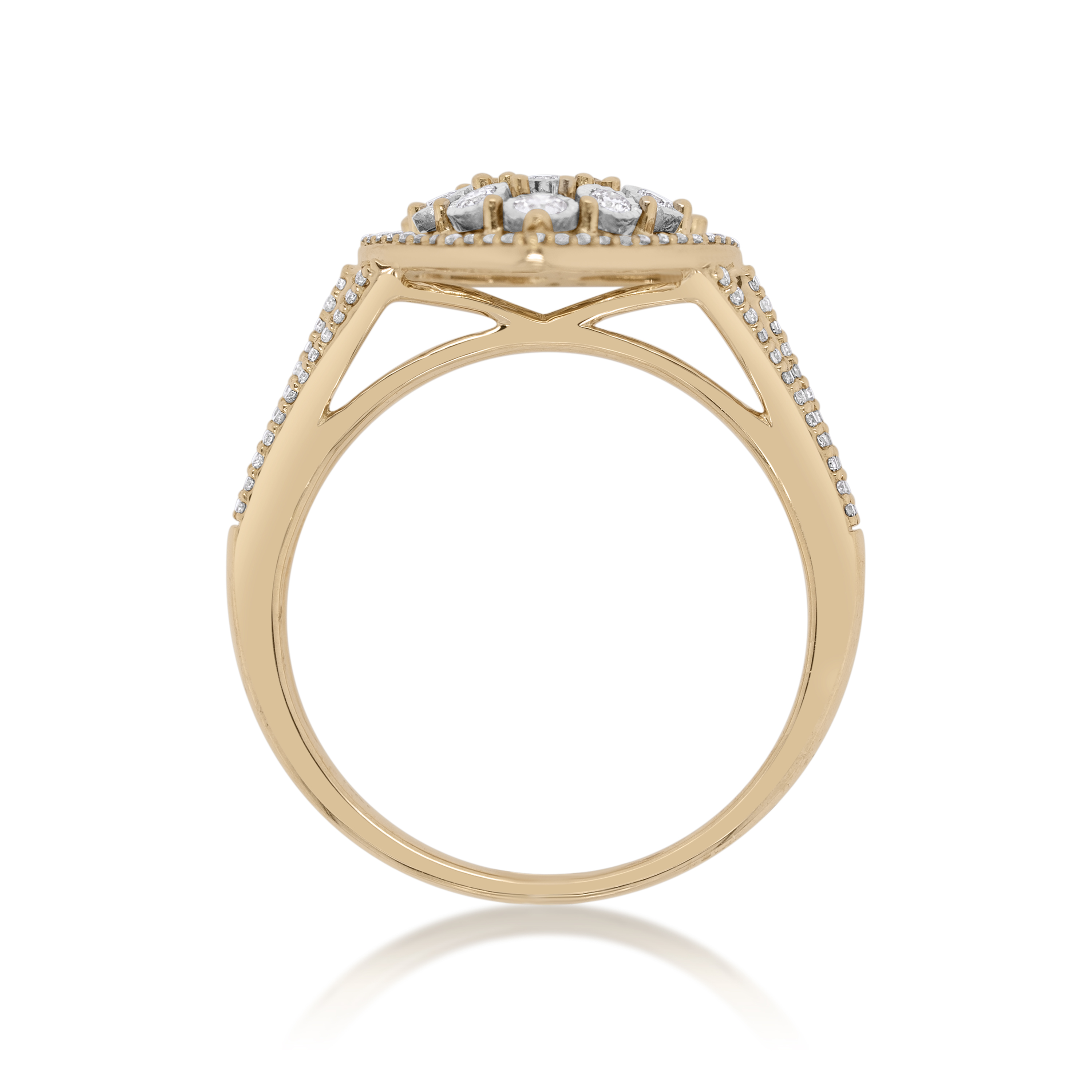 Diamond Heart Ring 0.33 ct. 14K Yellow Gold